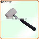 H3009 White Rubber Mallet Hammer With Steel Handle