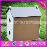 2016 Hot Item Kids Wooden Small Toy House, Top Fashion Baby Wooden Small Toy House W06A154 thumbnail-5