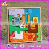 2017 New Design Animals Shape Children Educational Toy Wooden Best Jigsaw Puzzles W14A109 thumbnail-2