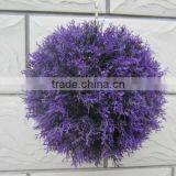 35CM Long Leaf Purple Artificial Grass Ball thumbnail-1