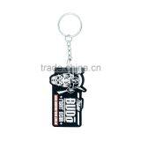 OEM Waterproof Personal Beautiful Small Cute Gift Silicone Keychain Keyring thumbnail-1