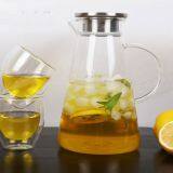 Water Bottle Wholesale Glass Bottle Wholesale Water Jug Glass Decanter Glass Bottle for Kitchen Resturant and Hotel thumbnail-2