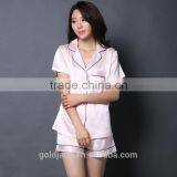 100% Cotton Sexy Pajamas for Women Fabric for Pajamas Short Sleeve Women Pajamas thumbnail-5