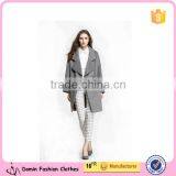 2015 Elegant Beautiful Grey Color Long Sleeve Lady Top Blazer 155374-2