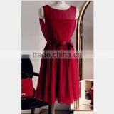 HD-D220 Stock Elegant Ladies Dress/OEM Woman Chiffon Dress/OL Dress thumbnail-1
