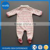 Yarn Dyed Velvet Romper for Baby, Baby Winter Romper thumbnail-2