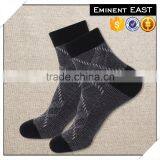 Low MOQ Wholesale OEM Custom Man Socks Business Cotton Socks Diamond Pattern thumbnail-5