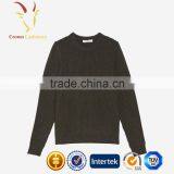 Men Handmade Crew Neck Tight Pullover Sweater thumbnail-6