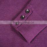 Purple Warm Mens Turtleneck Sweater thumbnail-3