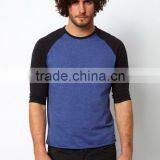 Contrast Sleeves Baseball Tee Shirt thumbnail-1