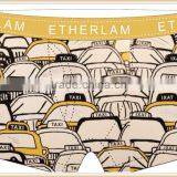 Traffic Lights Taxi Cars Car Men's Sey Mesh Boer Shorts Soft Nylon Breathable Fabric Underwear U Conve Pouch