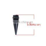 14mm Acrylic Ear Stretcher Expander Tapers Black Ear Stretcher Body Piercing Jewelry thumbnail-2