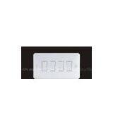 Electric Wall Switches ABS OEM 4 Gang 1 Way With Custom Brand Name thumbnail-1