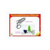 OEM Custom High Power 3 Watt Led Keychain Flashlights With Button Cells Included