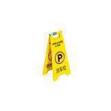 ABS Plastic Double Sided Caution Sign Board PARK A CAR 32*22*64cm