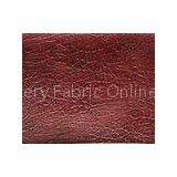 Oil Tanned Faux Leather Upholstery Fabric , Non Sticky Sofa Upholstery Fabric thumbnail-1