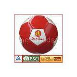 Durable Small Indoor PVC Red and White Soccer Ball Size 5 Official Soccer Football