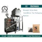 Automatic Rectangle Nylon Tea Bag Packing Machine With Outer Envelop