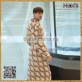 100% Cotton Men Bathrobe, Warm Winter Men Bathrobe thumbnail-2