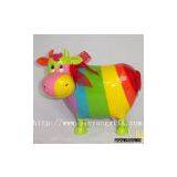 Polyresin Colour Cow Coin Bank thumbnail-1