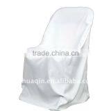 Fashion Polyester Folding Chair Cover for Wedding Banquet Good Market Polyester Chair Cover