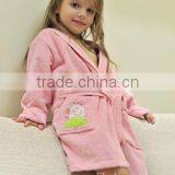 100% cotton children bathrobe / bath shirt