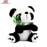 15cm Cute Panda with Bamboo Soft Plush Animal Toy