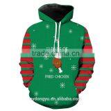 Chrismtas Chicken Snow Unisex 3D Red Sweatshirts/blue na Green Plus Size 3d Hoodies/ Fashioable 3d Christmas Hoodies Jacket