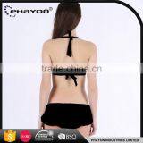 < OEM> Beach Bikini Photos Mini Bikini Black Newest Halter Bikini thumbnail-2