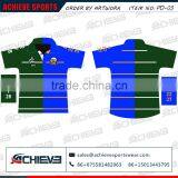 Sublimation Customer Original Design Colorful Logo Polo Shirt for Team thumbnail-1