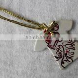 Sublimation Photo Christmas Ceramic Ornament, Various Shapes Are Available