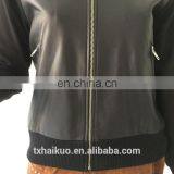 Womens Sheep Leather Punching Jacket With Pontie Sleeve thumbnail-3