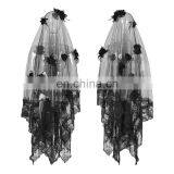Punk Rave Gothic Black Gorgeous Veil S-224 thumbnail-5