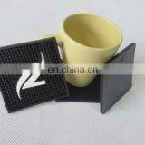 3D Custom PVC Glass Drink Coaster With Embossed Logo for Mass Selling thumbnail-3