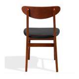 Solid Wood Chair of Modern Chinese Style Restaurant Chair Recreational Chair Cafe Chair thumbnail-3
