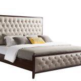 Contemporary Post Modern Solid Wood King Bed Customizable thumbnail-4
