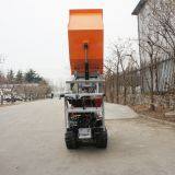 Factory Supply Mini Crawler Type Gas Engine Truck Dumper With Hydraulic Scissor Lifter thumbnail-2