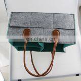 Multi Pockets Customized Color Felt Diaper Caddy Bag Nappy Organizer thumbnail-2