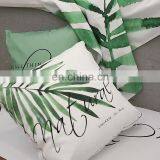 Green Big Bird Canvas Chinese Supplier Pillow Cases Print Home Decor Square Cushion Covers For Sofa thumbnail-1