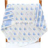 2020 Summer Factory Price 100 Cotton Muslin Gauze High Quality Animal Cartoon Reactive Printed Colorful New Born Baby Blanket thumbnail-6