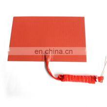 230 Volt 1200w Customized Flexible Pad Silicone Rubber Heater 250x1000 mm thumbnail-3