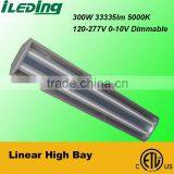 DLC ETL 300W 110lm/W Approval Dimmable LED High Bay Light
