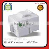 90 Degree Cat3 6P4C Module
