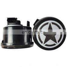 Для Jeep. Ассембль светодиодных передних поворотников с аморфными стеклами и оранжевым свечением для Jeep Wrangler JK 2007+. Начало работы передних поворотников thumbnail-1