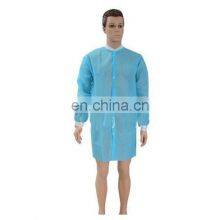 Hot Selling Adult Size Yellow/Blue Color Disposable Lab Coat thumbnail-1