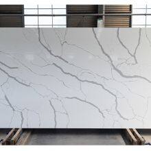 Code：7080，Calacatta Artificial Stone Quartz Slab Kitchen Countertops thumbnail-1