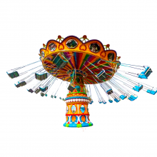 Amusement park rides adults thrill spinning amusement park rides flying chair