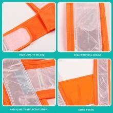 Reflective Strip Vest, High Brightness, Reflective and Breathable Construction, Reflective Strip Vest, Men's Reflective Vest, Work Clothes thumbnail-4