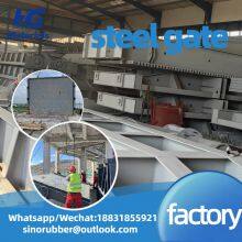 Производство квадратных стальных затворов для водохранилищ, каналов сточных вод рек, гидравлического оборудования, фабрика плоских затворов из нержавеющей стали thumbnail-3