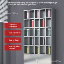 Durable Stainless Steel Water Bottle Cabinet - 50 Compartment Lockable Storage for Commercial Spaces thumbnail-5